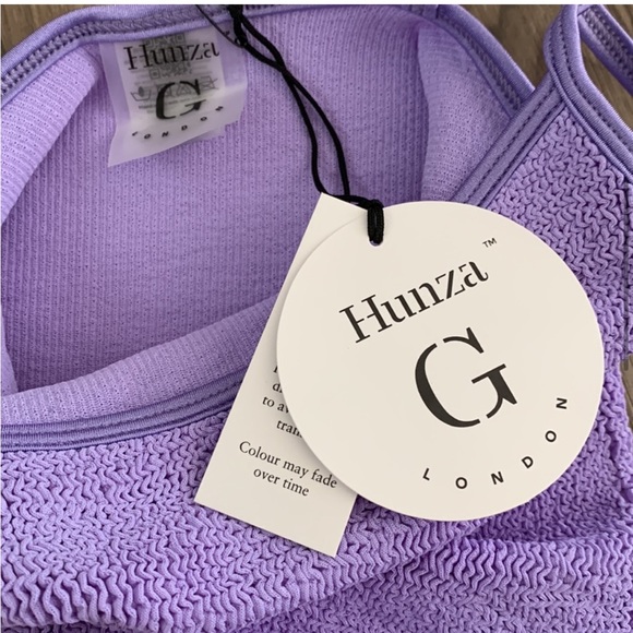 SALE NWT Hunza G Pamela one piece in lilac - Picture 8 of 9